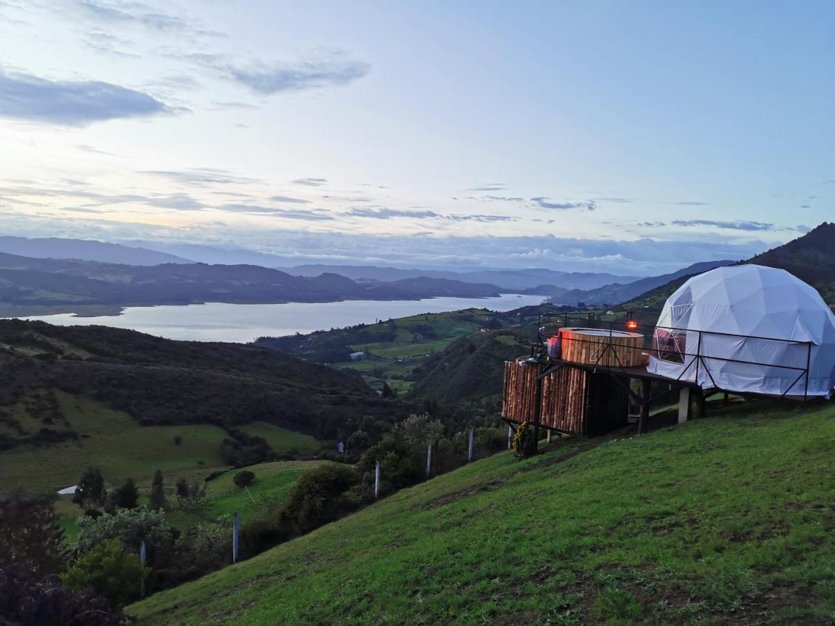 Готель Glamping Guatavita Hills Екстер'єр фото