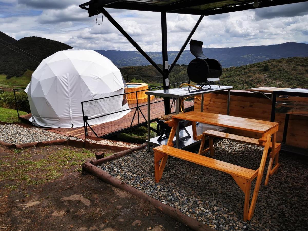 Готель Glamping Guatavita Hills Екстер'єр фото