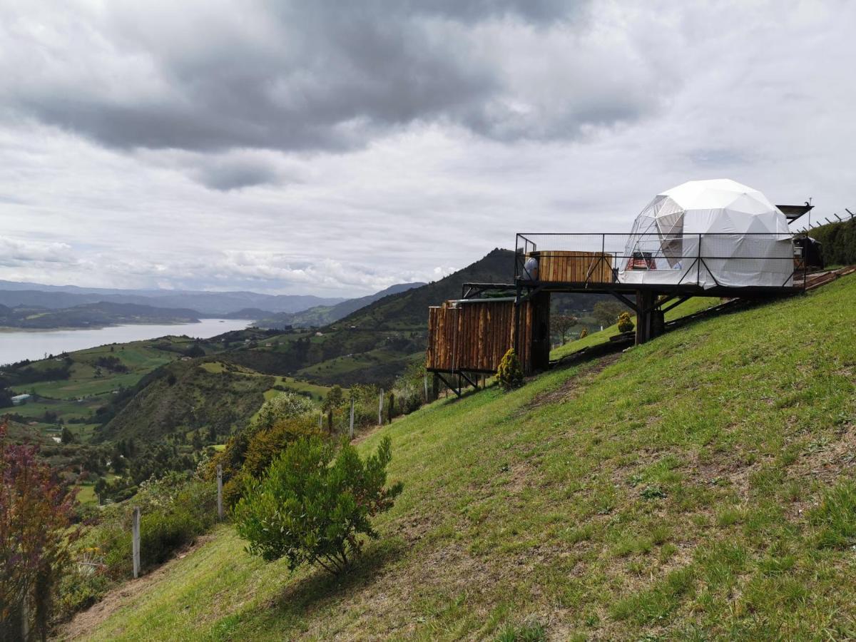 Готель Glamping Guatavita Hills Екстер'єр фото