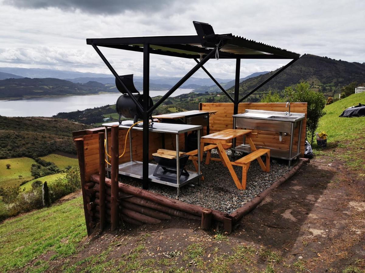 Готель Glamping Guatavita Hills Екстер'єр фото