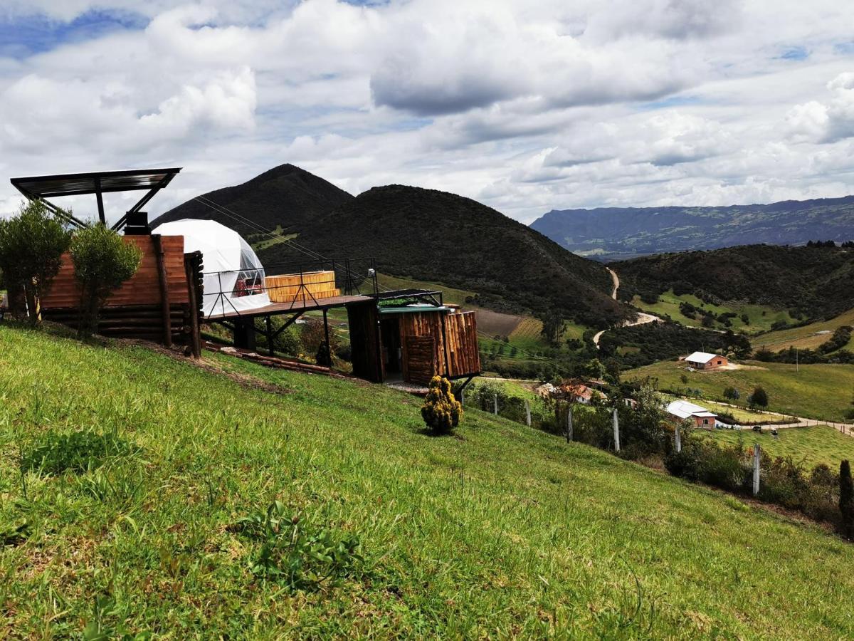 Готель Glamping Guatavita Hills Екстер'єр фото