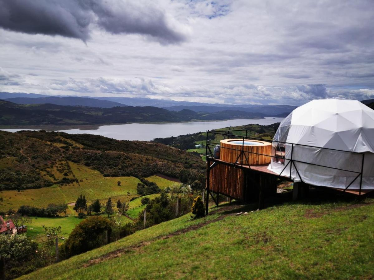 Готель Glamping Guatavita Hills Екстер'єр фото