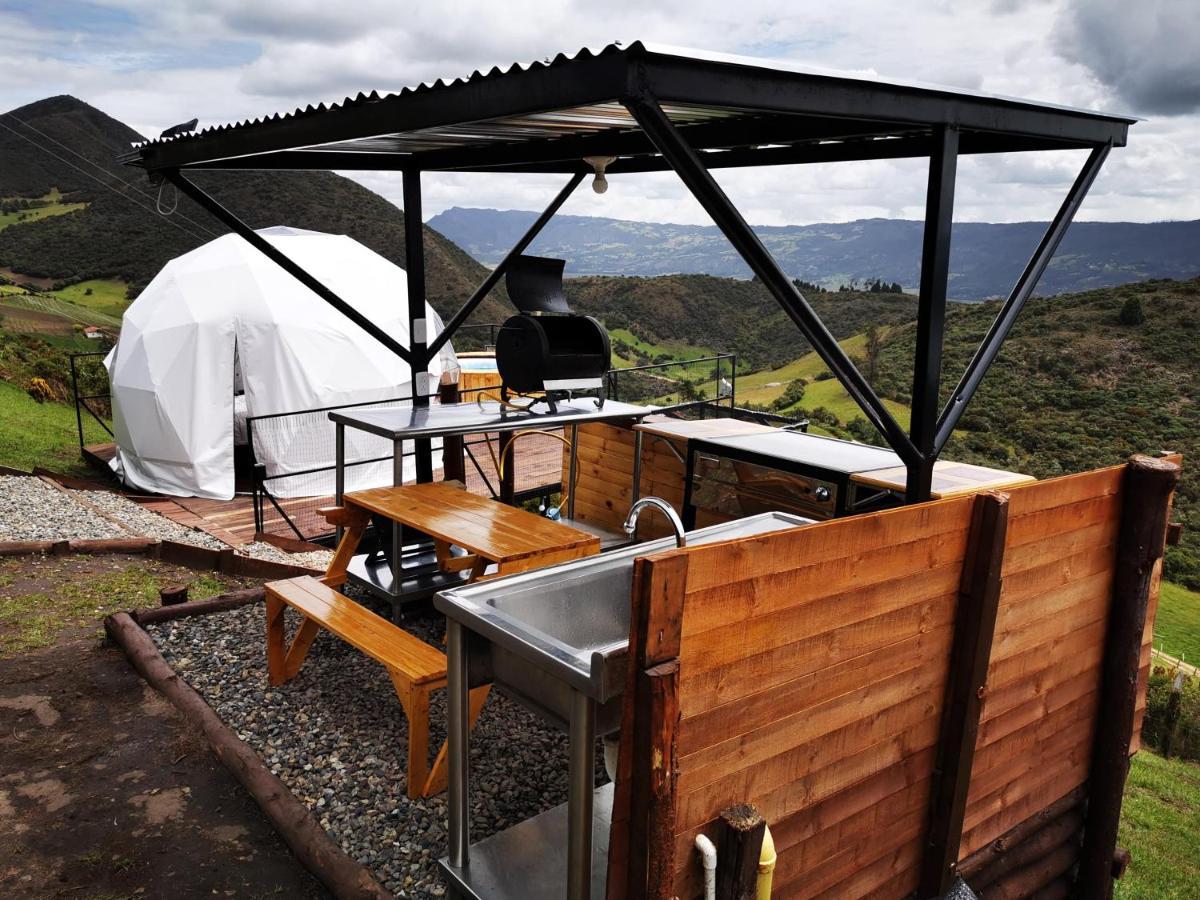 Готель Glamping Guatavita Hills Екстер'єр фото